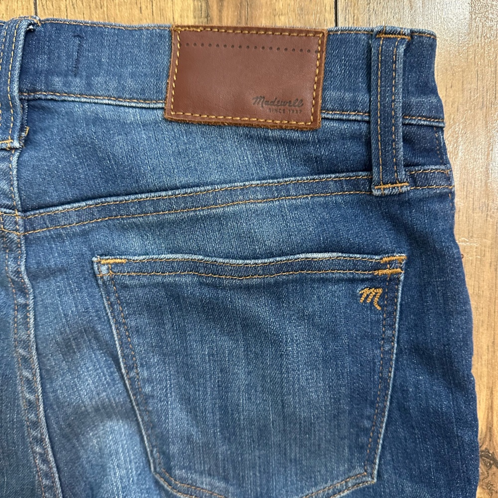 ⚡️ Madewell High Rise Alley Straight Blue Jeans Size 27